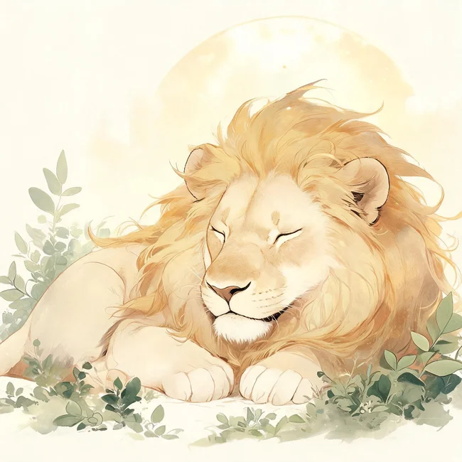 Restful Lion